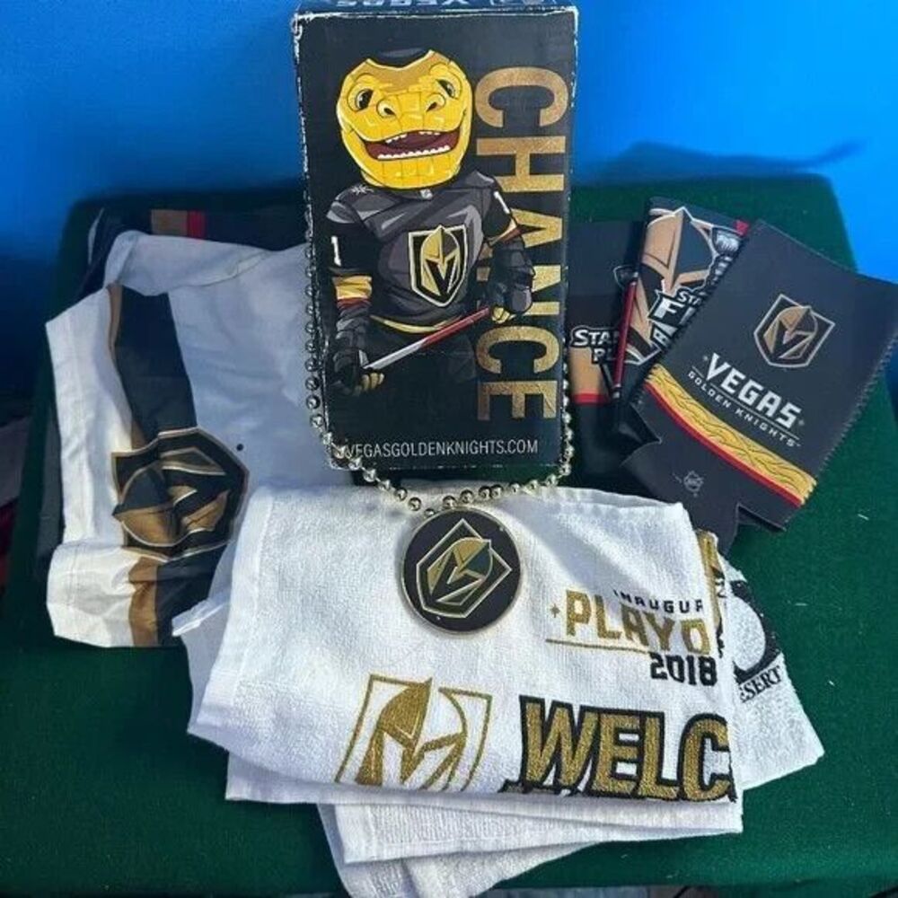 Las Vegas Golden Knights Inaugural Season 13 Piece Collection of Collectible's